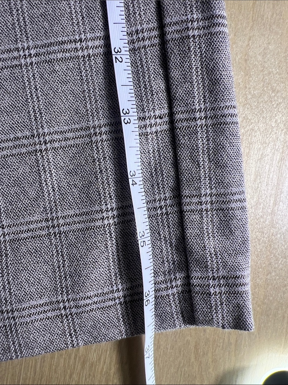 Banana Republic brown Plaid Dress Pants size 32x30 - Picture 10 of 12
